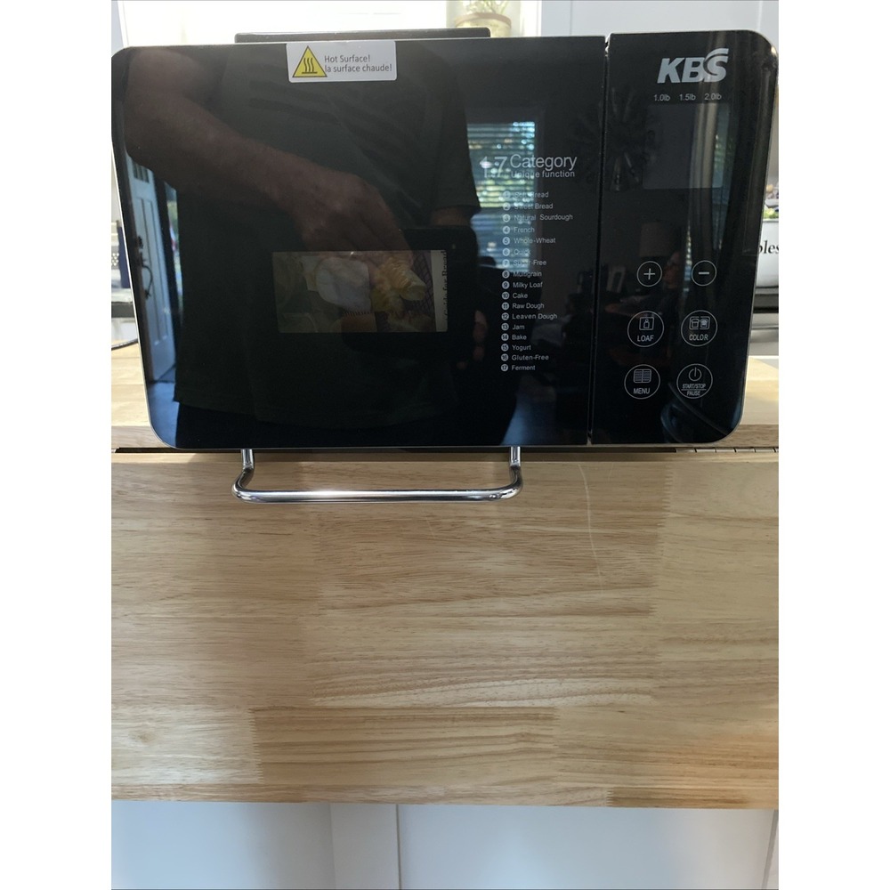 KBS MBF-010 Stainless Steel Bread Machine Maker - Tested & Works!